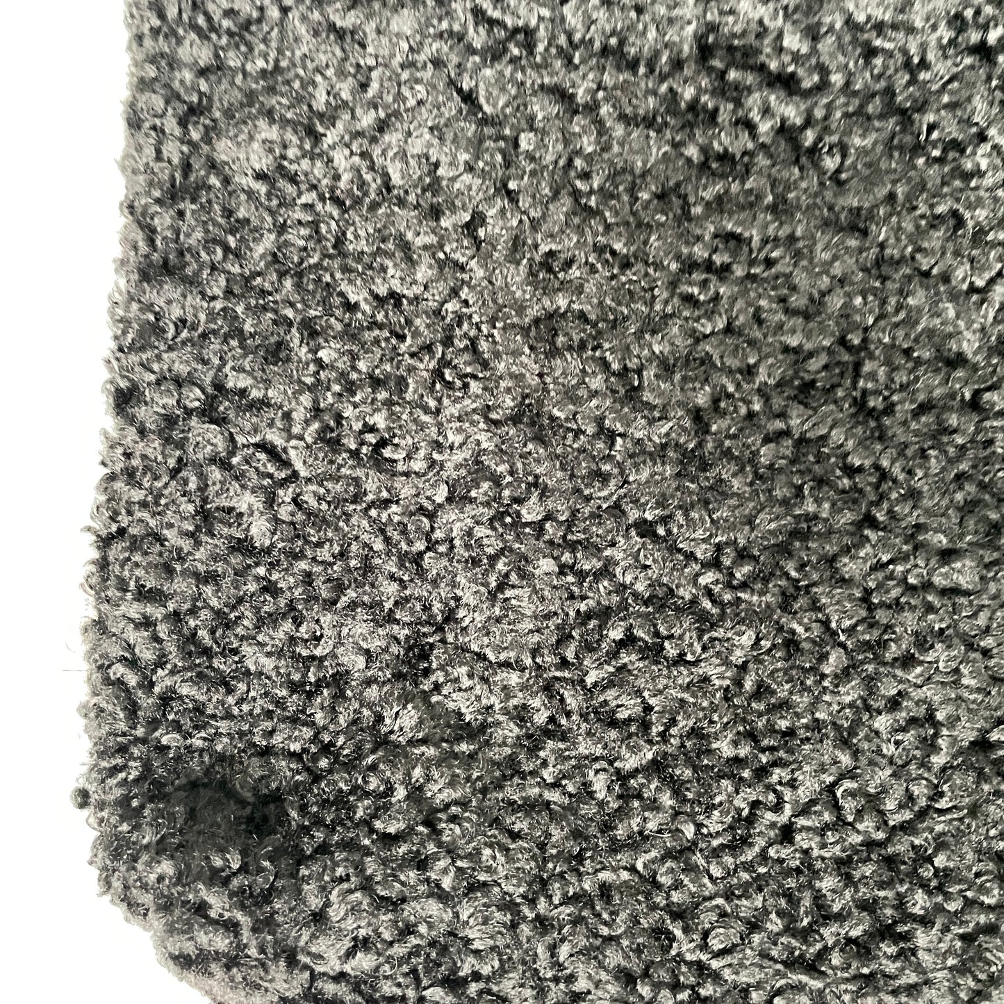 Big bag M Fluffy zwart