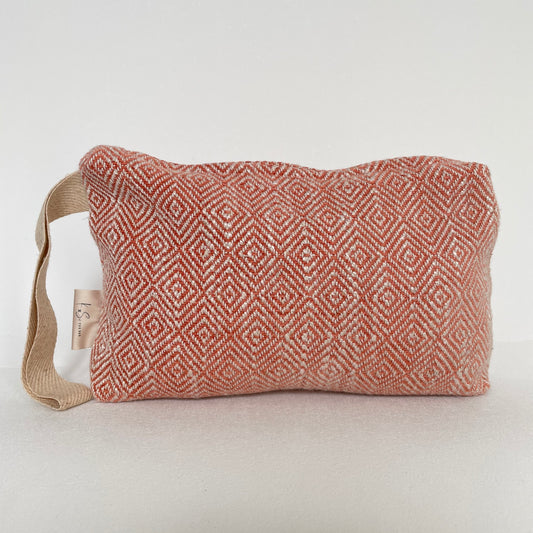 Toilettas zigzag roze