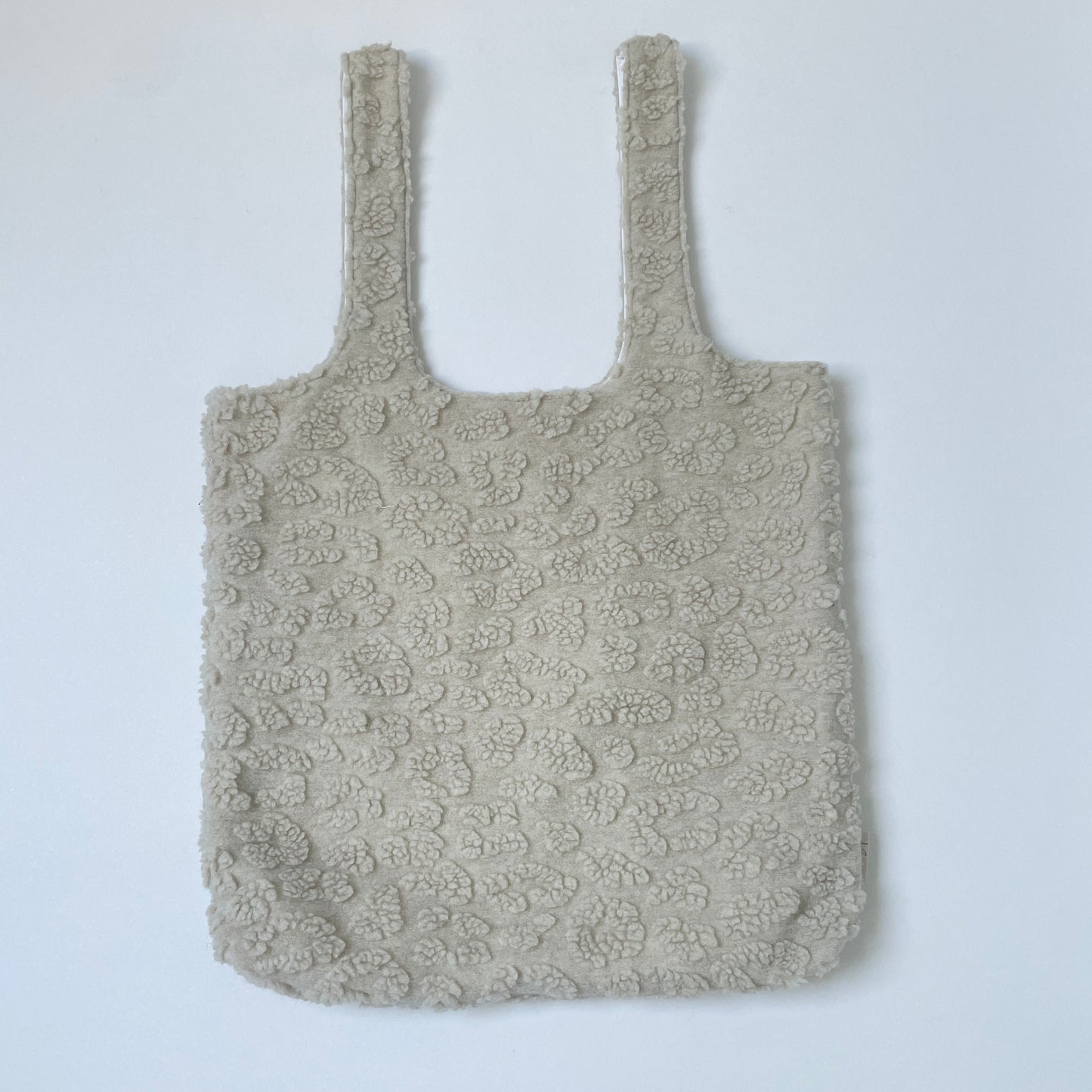 Big bag M teddy panter beige