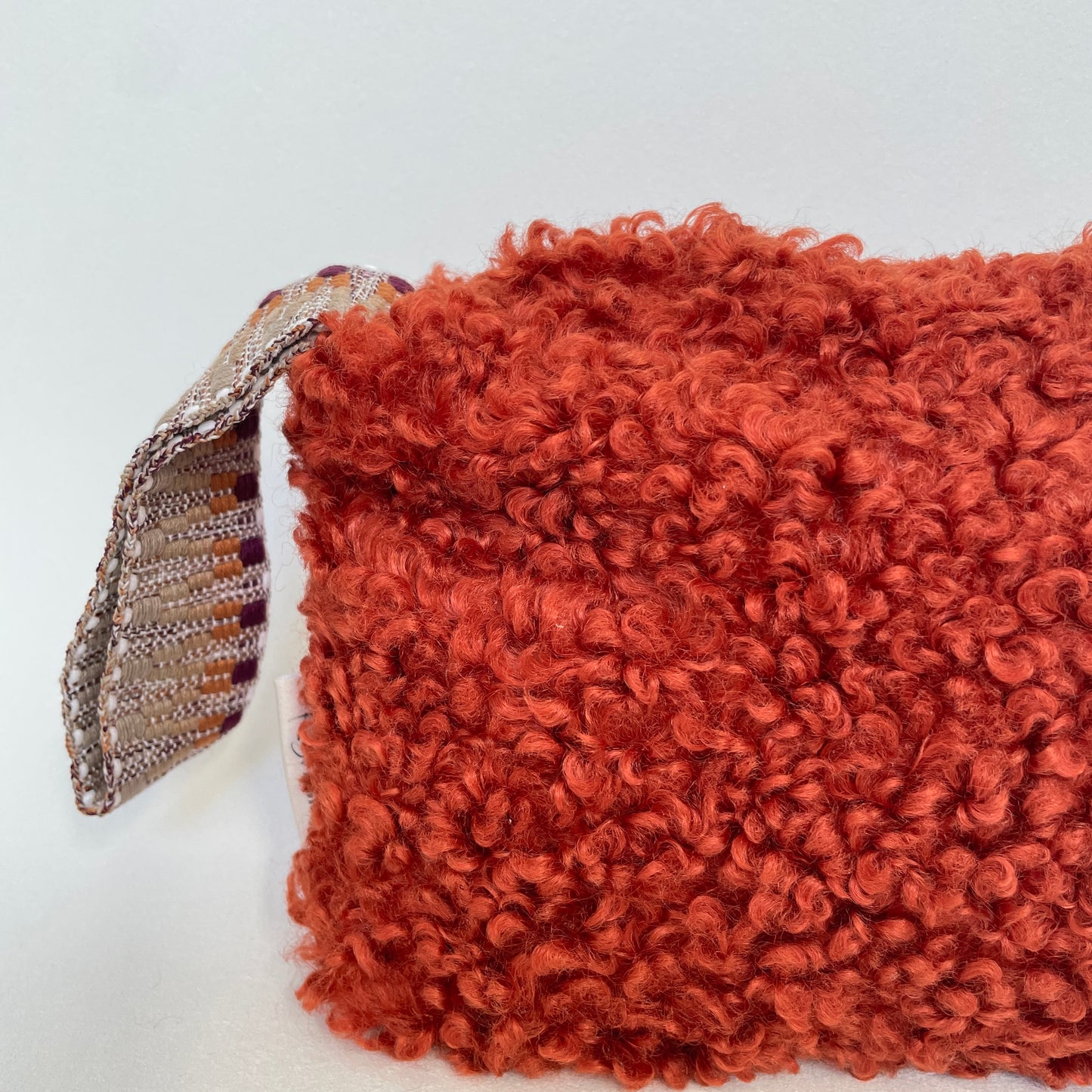 Toilettas fluffy oranje