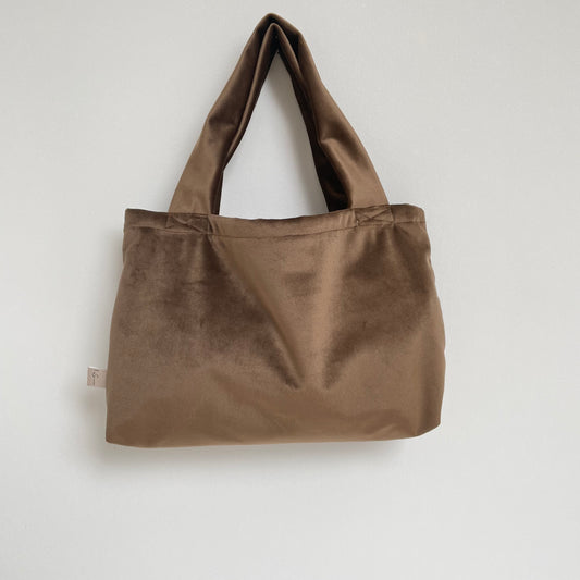 Velvet beige met panter voering kids