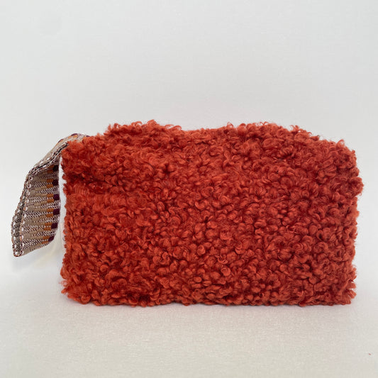 Toilettas fluffy oranje