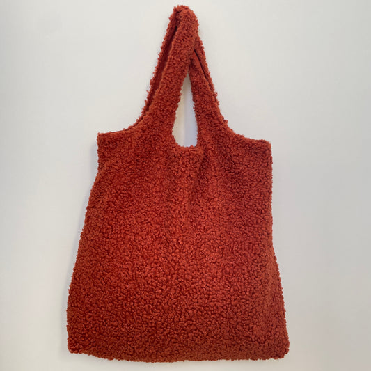 Big bag M fluffy oranje